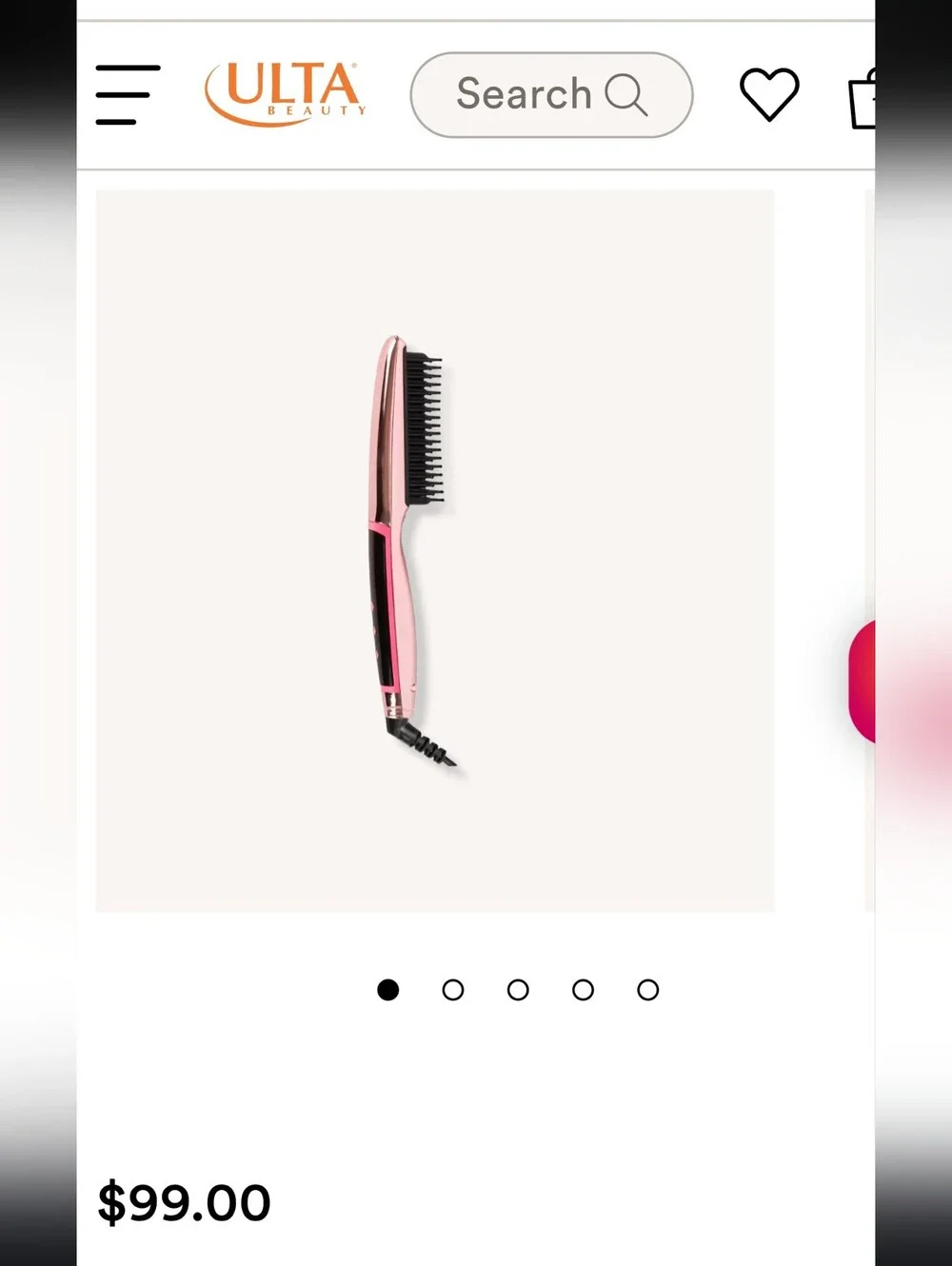 Calista Triangl Pro Heated Detailer Brush Hair Styling Tool